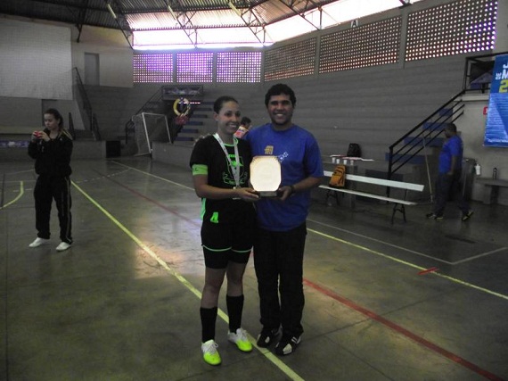 Macro Futsal Feminino campeão Jogos de Minas